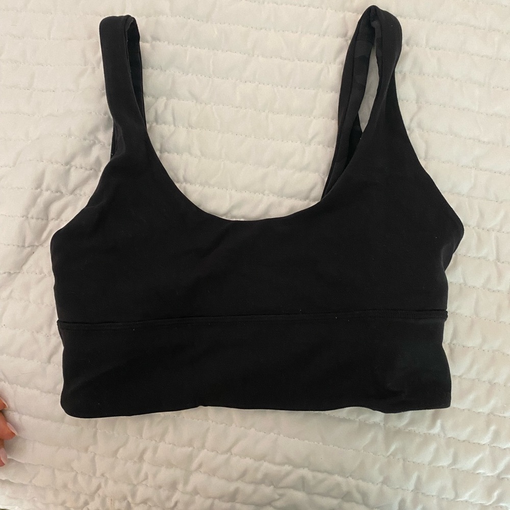 black/black camo lululemon align bra